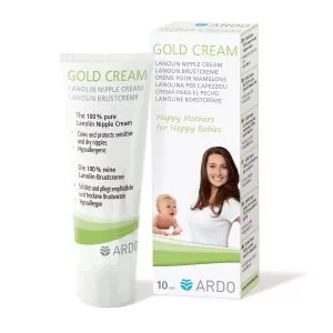Κρέμα θηλών λανολίνης ARDO Gold Cream, θηλασμός, ευαίσθητες θηλές,
